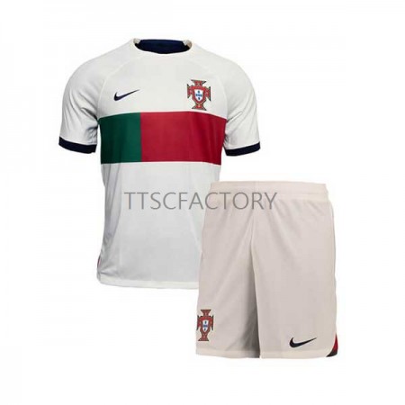 Maillot de Foot Portugal Extérieur Coupe du monde 2022 - Enfant